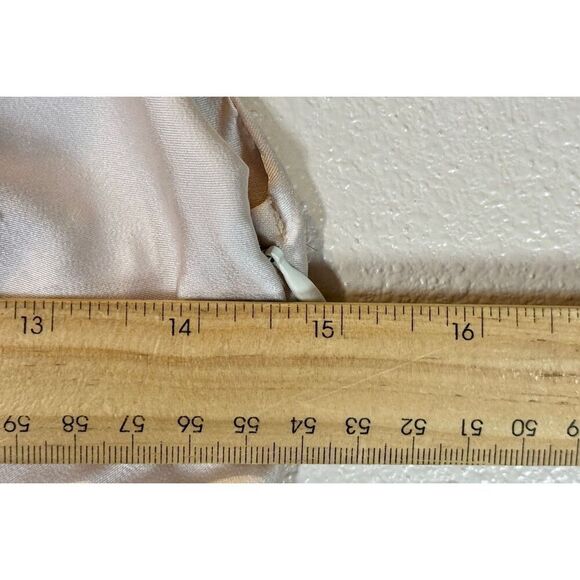 Meshki Off White Side Cut Out Satin Midi Dress Women's XS - Picture 10 of 10